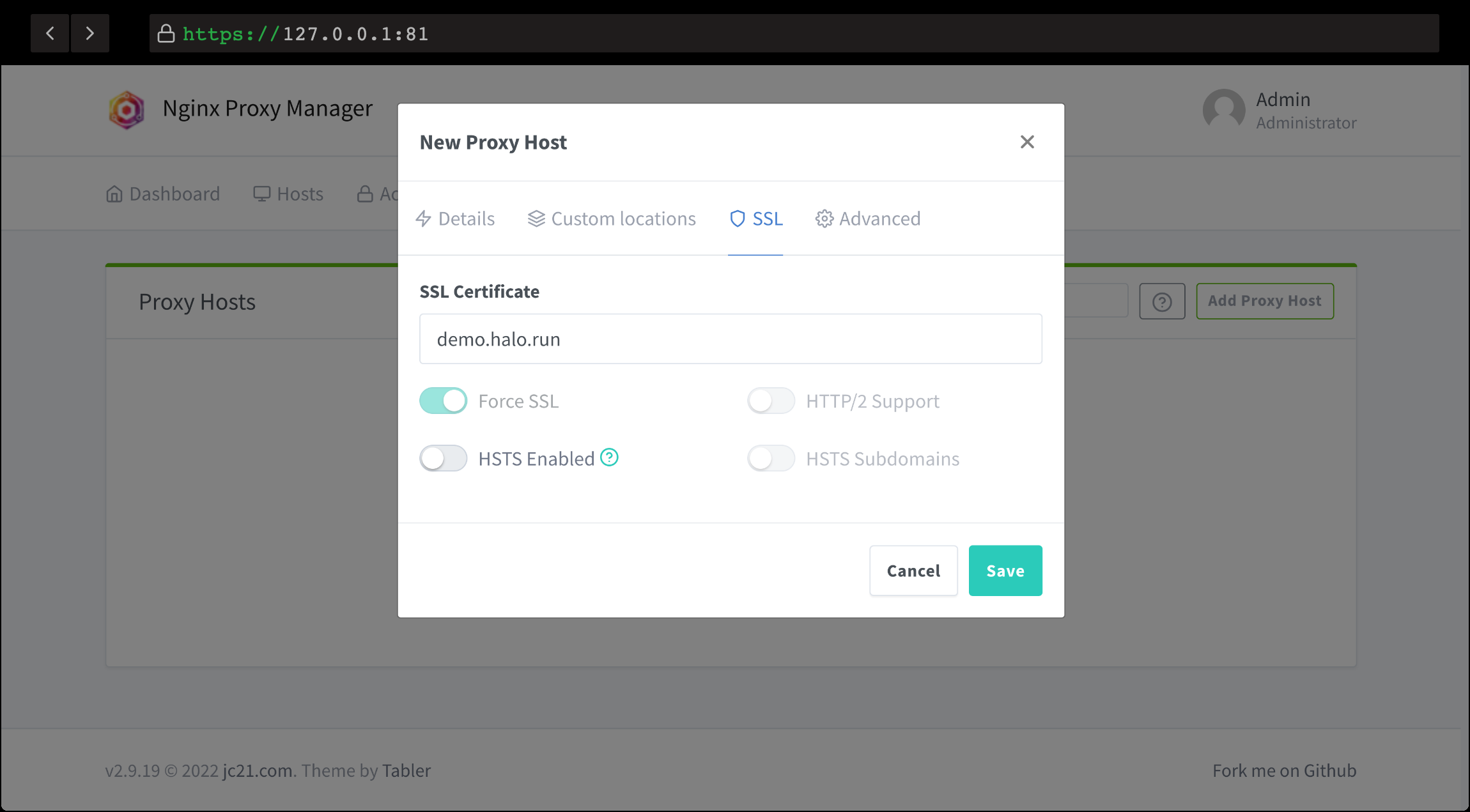 Nginx Proxy Manager 8